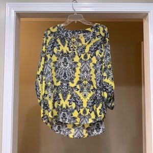 CATO EST. 1946 Blouse with Snap Sleeves Size Large